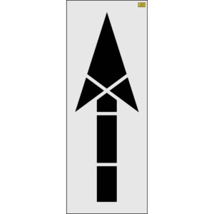 114" New Jersey DOT Straight Arrow Stencil