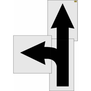 153" New Mexico DOT Combo Arrow Stencil