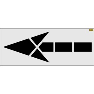 114" New York DOT Straight Arrow Stencil
