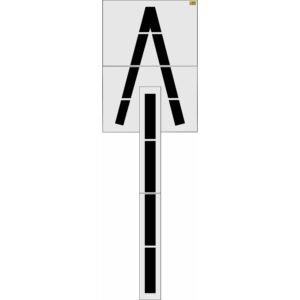 282" New York DOT Wrong Way Arrow Stencil