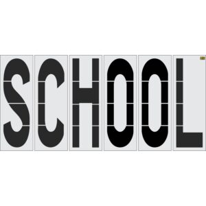 108" Oklahoma DOT SCHOOL Stencil