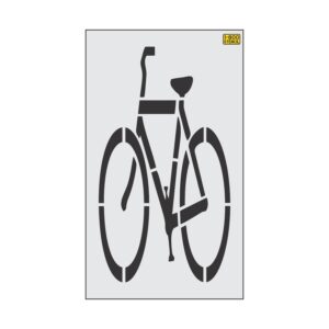 72" Portland DOT Bike Lane Symbol Stencil