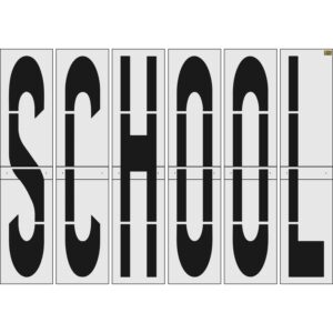 126" South Carolina DOT SCHOOL Stencil