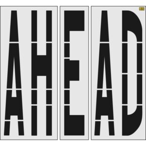 100" South Carolina DOT AHEAD Stencil