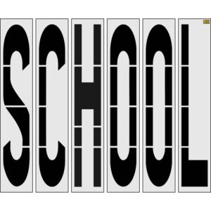 100" South Carolina DOT SCHOOL Stencil