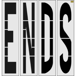 100" South Carolina DOT ENDS Stencil