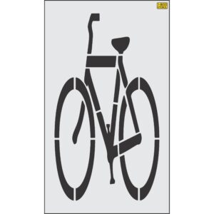 72" Tennessee DOT Bike Lane Symbol Stencil