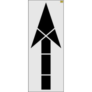 120" Virginia DOT Straight Arrow Stencil