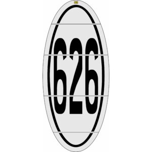 180" Virginia DOT 626 Interstate Shield Stencil