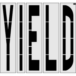 100" Vermont DOT YIELD Stencil