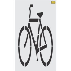 72" Louisiana DOT Bike Symbol Stencil