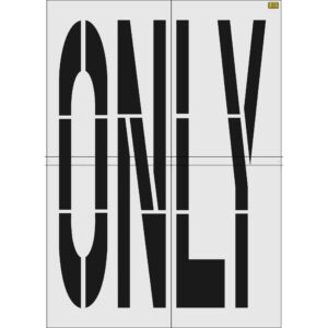 150" Louisiana DOT ONLY Stencil