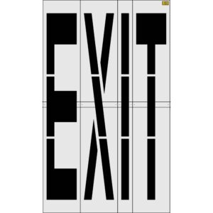 150" Louisiana DOT EXIT Stencil