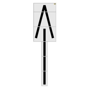 282" Florida DOT Wrong Way Arrow Stencil