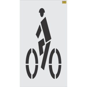 72" Delaware DOT Bike Lane Stencil