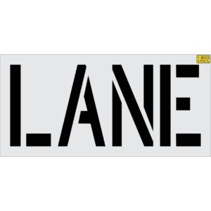 24" LANE Stencil
