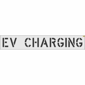 12" EV CHARGING Stencil
