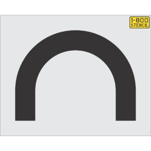 20" Costco Line End Stencil
