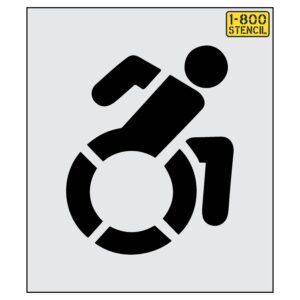 NYSDOT 21" Accessible Icon Handicap Stencil