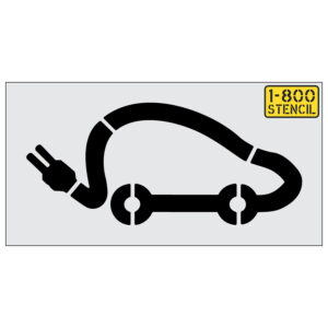 EV Symbol with Tail Plug (24"-48")