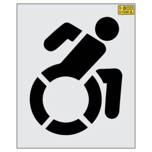 NYSDOT 36" Accessible Icon Handicap Stencil