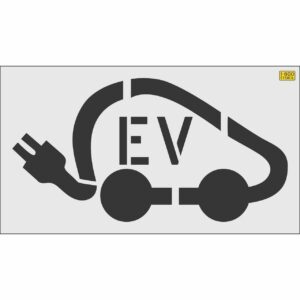 36" EV Symbol with Tail Plug