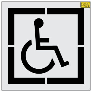 36" Sams Club Handicap Stencil