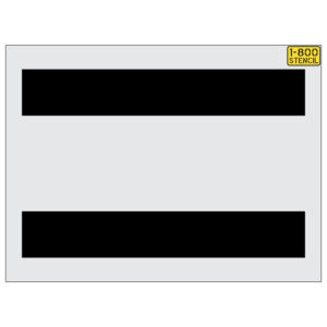 48" x 72" Crosswalk Line Stencil