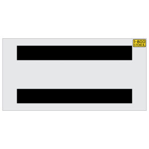 48" x 96" Crosswalk Line Stencil