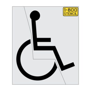 69" ADA Handicap Stencil