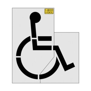72" ADA Handicap Stencil