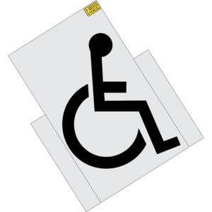 78" ADA Handicap Stencil