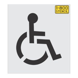 15" Handicap Stencil