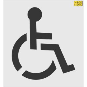 34" Handicap Stencil