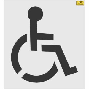 36" Handicap Stencil