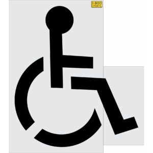72" Handicap Stencil