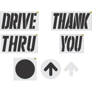 McDonalds Stencil Set