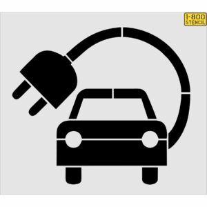 38" Aldi Electric Vehicle Stencil