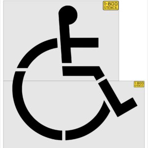 84" Sams Club Handicap Stencil