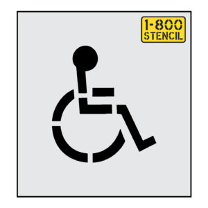 10" Handicap Stencil