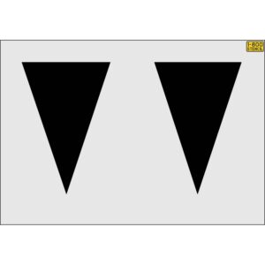 36" Alabama DOT Yield Line Stencil