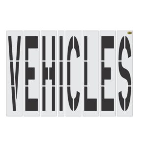 96" California DOT VEHICLES Stencil