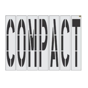 96" California DOT COMPACT Stencil