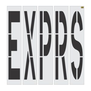 96" California DOT EXPRS Stencil