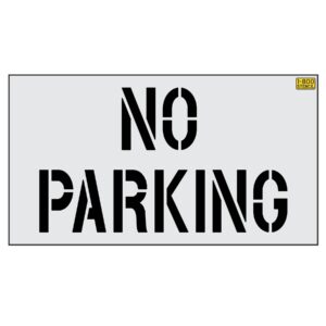 28" California DOT NO PARKING Stencil