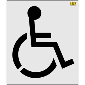 47" Georgia DOT Handicap Symbol Stencil