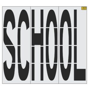 96" Iowa DOT SCHOOL Stencil
