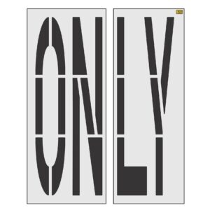 96" Massachusetts DOT ONLY Stencil