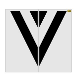 72" Maryland DOT Speed Bump Symbol Stencil