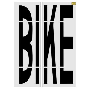 96" Michigan DOT BIKE Stencil